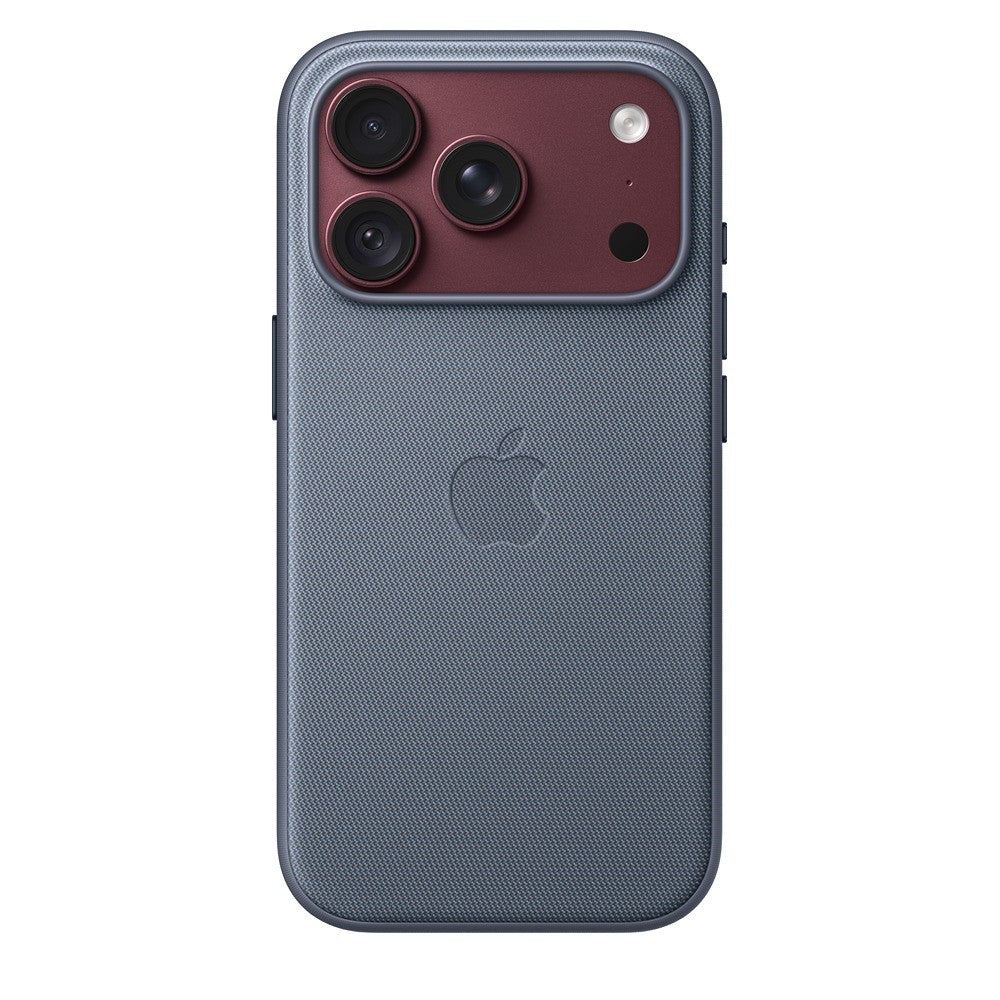 Apple Original iPhone 18 Pro Deksel TechWoven MagSafe Chambrayblå