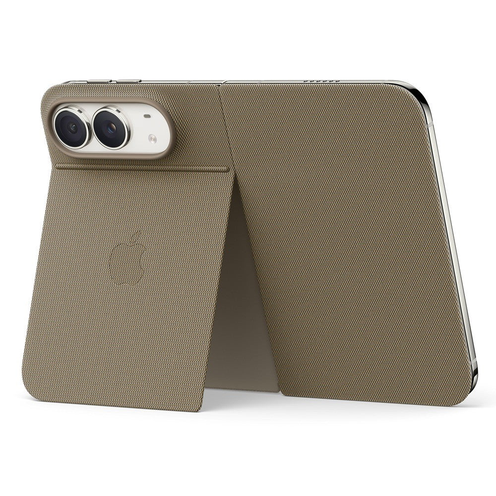 Apple Original iPhone Duo Deksel Folio Kickstand MagSafe Taupe