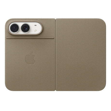 Apple Original iPhone Duo Deksel Folio Kickstand MagSafe Taupe