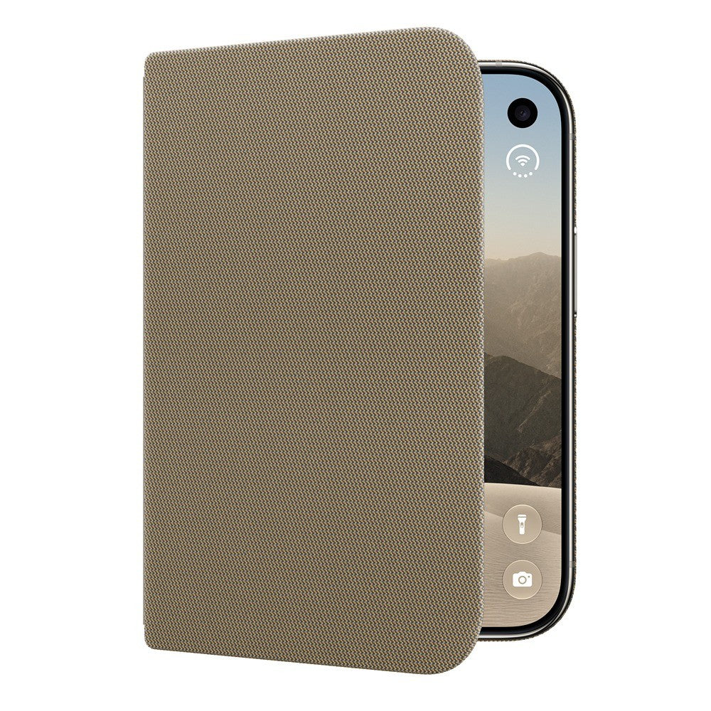 Apple Original iPhone Duo Deksel Folio Kickstand MagSafe Taupe