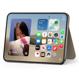 Apple Original iPhone Duo Deksel Folio Kickstand MagSafe Taupe
