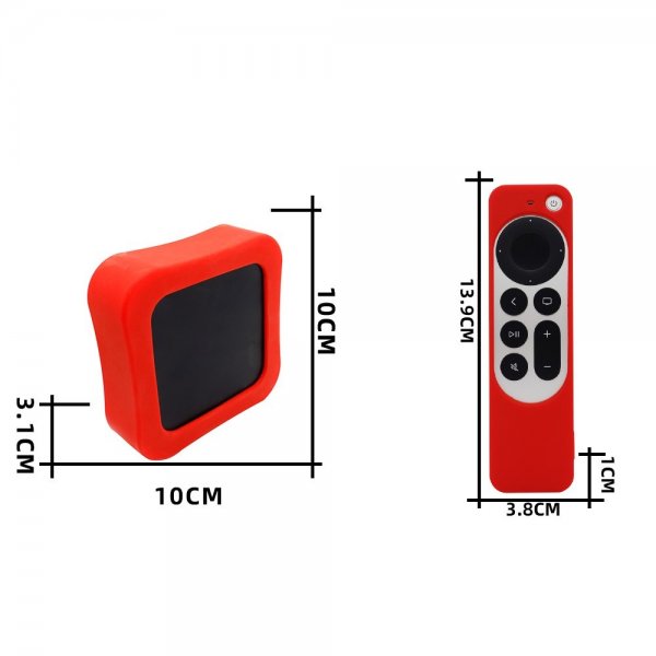 Apple TV 4K 2022 Deksel Silikon Grønn
