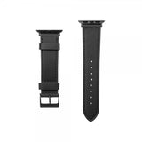 Fixed Apple Watch 38/40/41/42mm Armbånd Leather Strap Svart