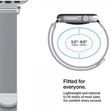 Spigen Apple Watch 38/40/41/42mm Armbånd WBM4 Sølv