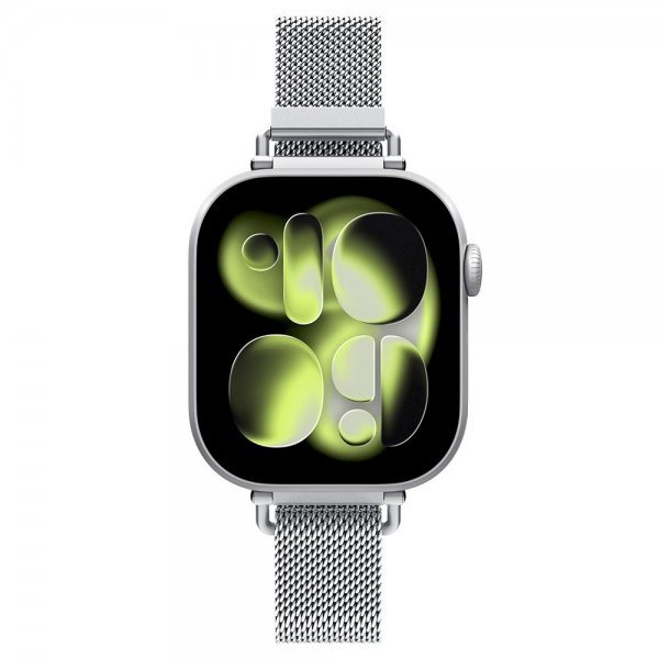 Spigen Apple Watch 38/40/41/42mm Armbånd WBM4 Sølv