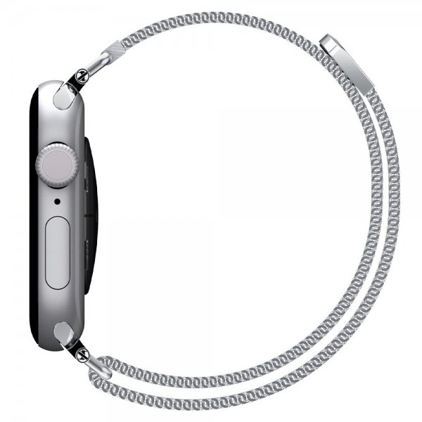 Spigen Apple Watch 38/40/41/42mm Armbånd WBM4 Sølv