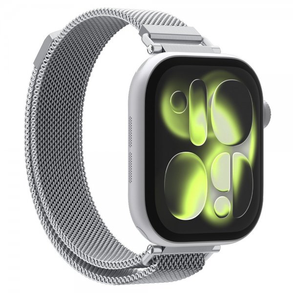 Spigen Apple Watch 38/40/41/42mm Armbånd WBM4 Sølv