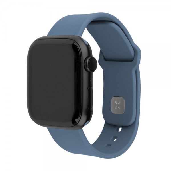 Fixed Apple Watch 38/40/41/42mm Armbånd Silicone Sporty Strap Blå