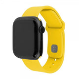 Fixed Apple Watch 38/40/41/42mm Armbånd Silicone Sporty Strap Gul