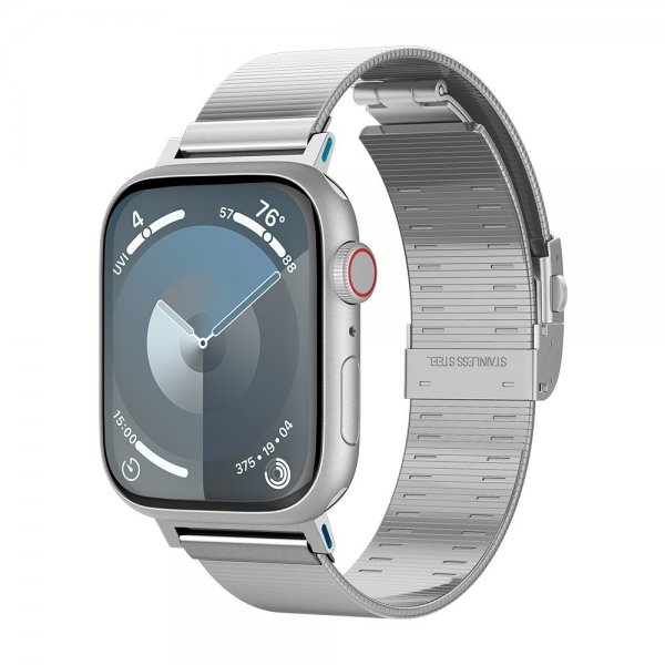 Spigen Apple Watch 38/40/41/42mm Armbånd Sleek Link Sølv