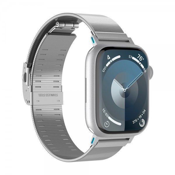 Spigen Apple Watch 38/40/41/42mm Armbånd Sleek Link Sølv