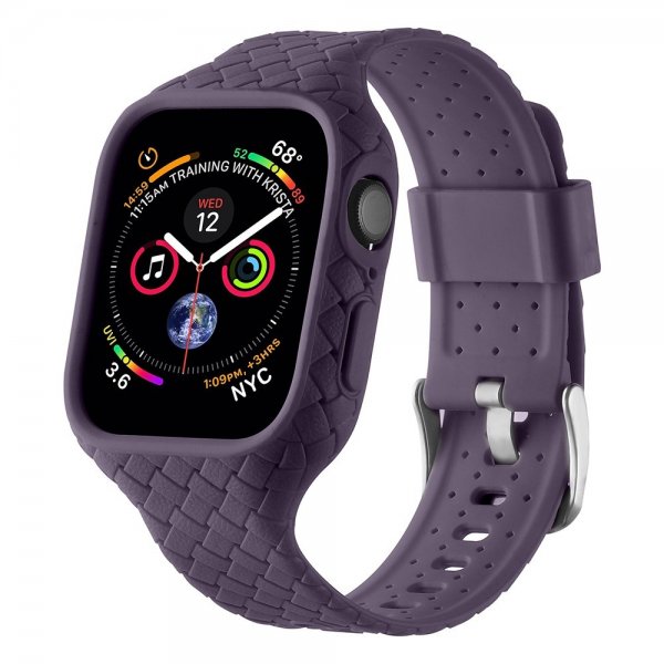 Apple Watch 41mm Armbånd Vevtekst Lilla