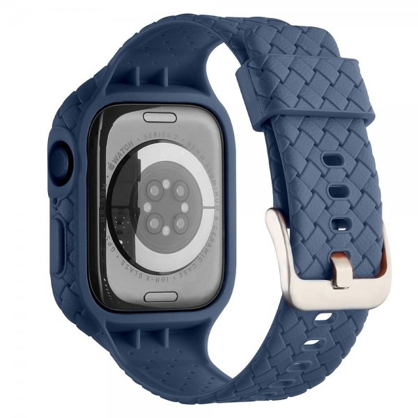 Apple Watch 41mm Armbånd Vevtekst Mørkeblå