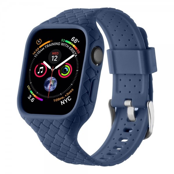 Apple Watch 41mm Armbånd Vevtekst Mørkeblå