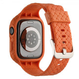 Apple Watch 41mm Armbånd Vevtekst Oransje