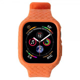 Apple Watch 41mm Armbånd Vevtekst Oransje