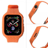 Apple Watch 41mm Armbånd Vevtekst Oransje