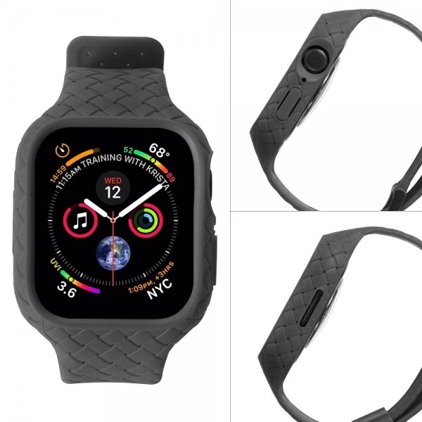 Apple Watch 41mm Armbånd Vevtekst Svart