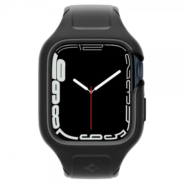 Spigen Apple Watch 41mm Deksel med Armbånd Liquid Air Pro Svart