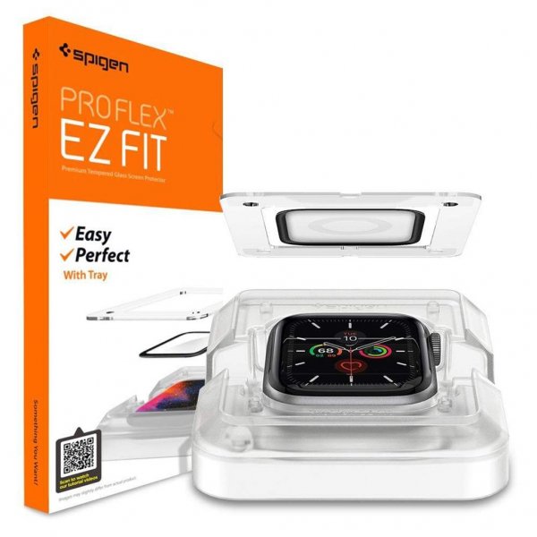 Spigen Apple Watch 41mm Skjermbeskytter ProFlex EZ Fit 2-pack