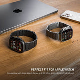 Fixed Apple Watch 42/44/45/46mm Armbånd Titanium Strap Natural