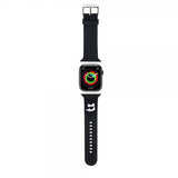 Karl Lagerfeld Apple Watch 44/45/46mm/Apple Watch Ultra Armbånd Rubber NFT Choupette Svart