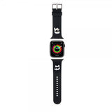 Karl Lagerfeld Apple Watch 42/44/45mm/Apple Watch Ultra Armbånd Rubber NFT Karl & Choupette Svart