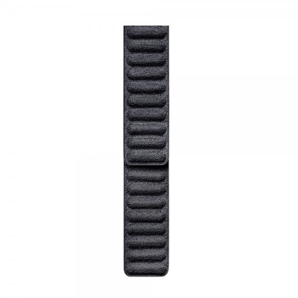 Apple Watch 44/45/46mm/Apple Watch Ultra Armbånd Semsket skinn Svart