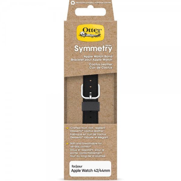 Otterbox Apple Watch 44/45/46mm Armbånd Symmetry Cactus Leather Noir Ash