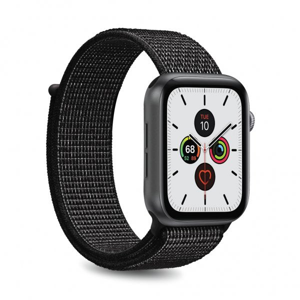 Puro Apple Watch 44/45/46mm/Apple Watch Ultra Armbånd Sport Band Svart