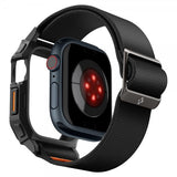 Spigen Apple Watch 42mm (Series 10/11) Armbånd og Deksel Lite Fit Pro Matte Black