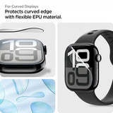 Spigen Apple Watch 42mm (Series 10/11) Skjermbeskytter EliteShield EZ Fit 2-pakning