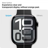 Spigen Apple Watch 42mm (Series 10/11) Skjermbeskytter EliteShield EZ Fit 2-pakning