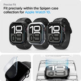 Spigen Apple Watch 42mm (Series 10/11) Skjermbeskytter EliteShield EZ Fit 2-pakning