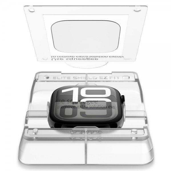 Spigen Apple Watch 42mm (Series 10/11) Skjermbeskytter EliteShield EZ Fit 2-pakning