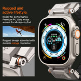 Spigen Apple Watch 44/45/46mm/Ultra 49mm Armbånd DuraPro Armor PU Svart