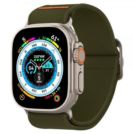 Spigen Apple Watch 44/45/46mm/Ultra 49mm Armbånd Lite Fit Ultra Khaki