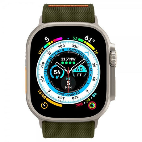 Spigen Apple Watch 44/45/46mm/Ultra 49mm Armbånd Lite Fit Ultra Khaki