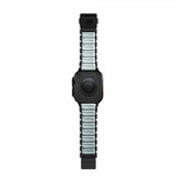 Nomad Apple Watch 44/45/46mm/Ultra 49mm Armbånd Stratos Band Svart Icy Blue Glow