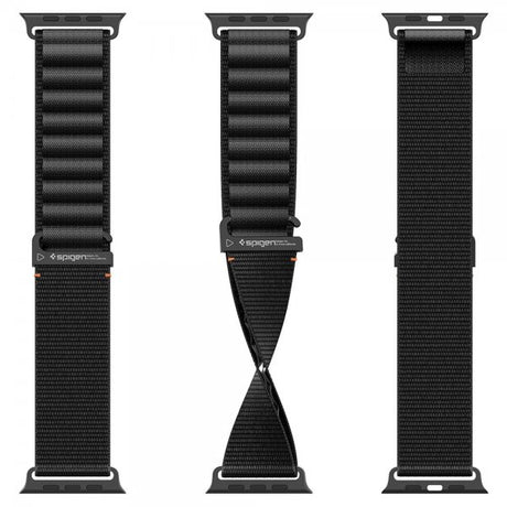 Spigen Apple Watch 44/45/46mm/Ultra 49mm Armbånd WBF1 Svart