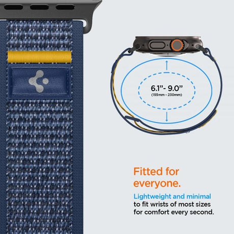 Spigen Apple Watch 44/45/46mm/Watch Ultra 49mm Armbånd Athlex Air Active Navy