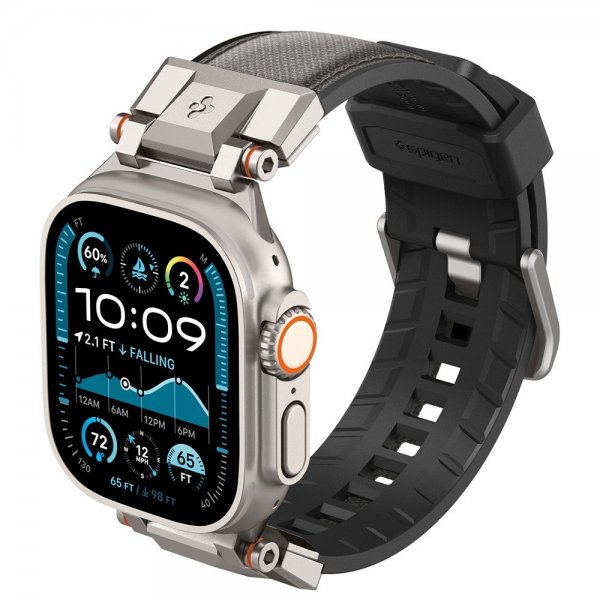 Spigen Apple Watch 44/45/46mm/Watch Ultra 49mm Armbånd DuraPro Armor Grå