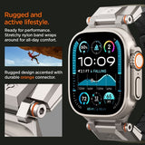 Spigen Apple Watch 44/45/46mm/Watch Ultra 49mm Armbånd DuraPro Armor Military Green
