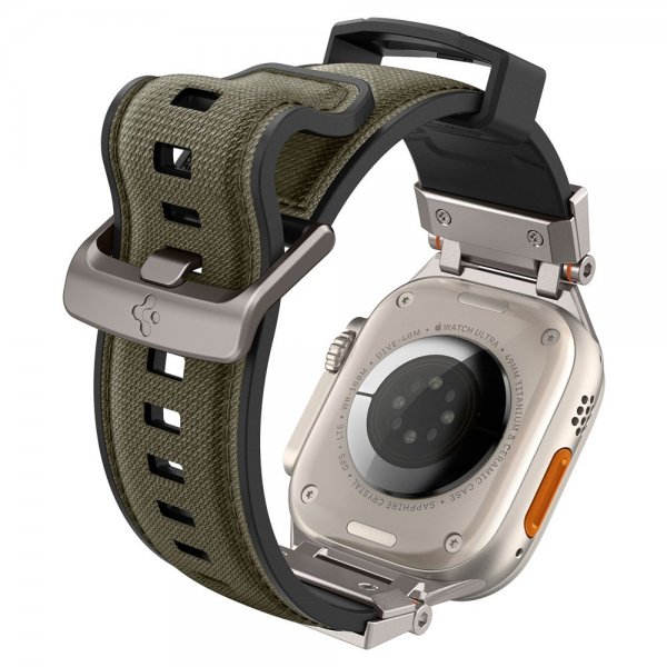 Spigen Apple Watch 44/45/46mm/Watch Ultra 49mm Armbånd DuraPro Armor Military Green