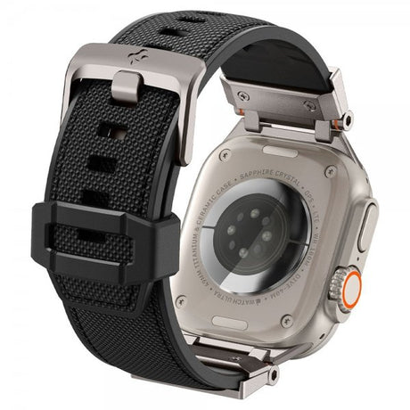 Spigen Apple Watch 44/45/46mm/Watch Ultra 49mm Armbånd DuraPro Armor Svart