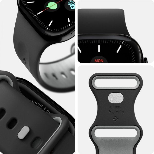 Spigen Apple Watch 44/45/46mm/Watch Ultra 49mm Armbånd Nano Pop Black Sesame