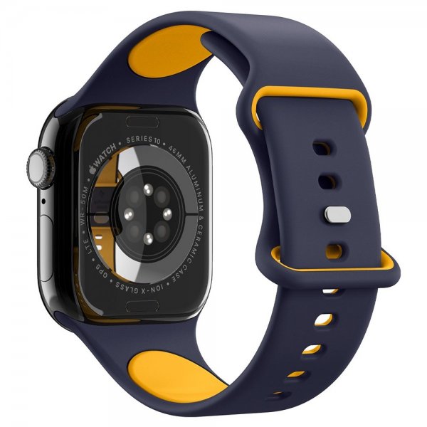Spigen Apple Watch 44/45/46mm/Watch Ultra 49mm Armbånd Nano Pop Blueberry Navy
