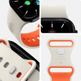 Spigen Apple Watch 44/45/46mm/Watch Ultra 49mm Armbånd Nano Pop Orange Beige