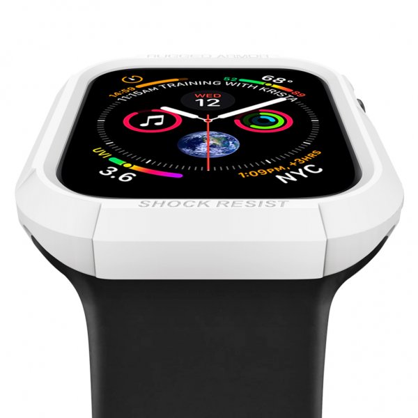 Spigen Apple Watch 44/45mm Deksel Rugged Armor Hvit