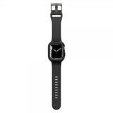 Spigen Apple Watch 45mm Deksel med Armbånd Liquid Air Pro Svart